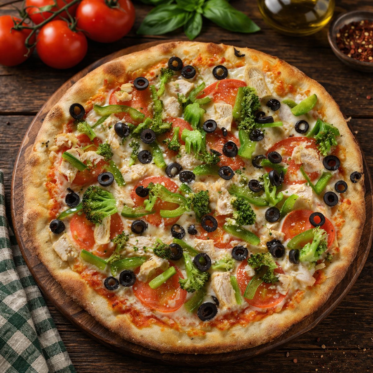 Baked to Perfection in Our Brick Oven