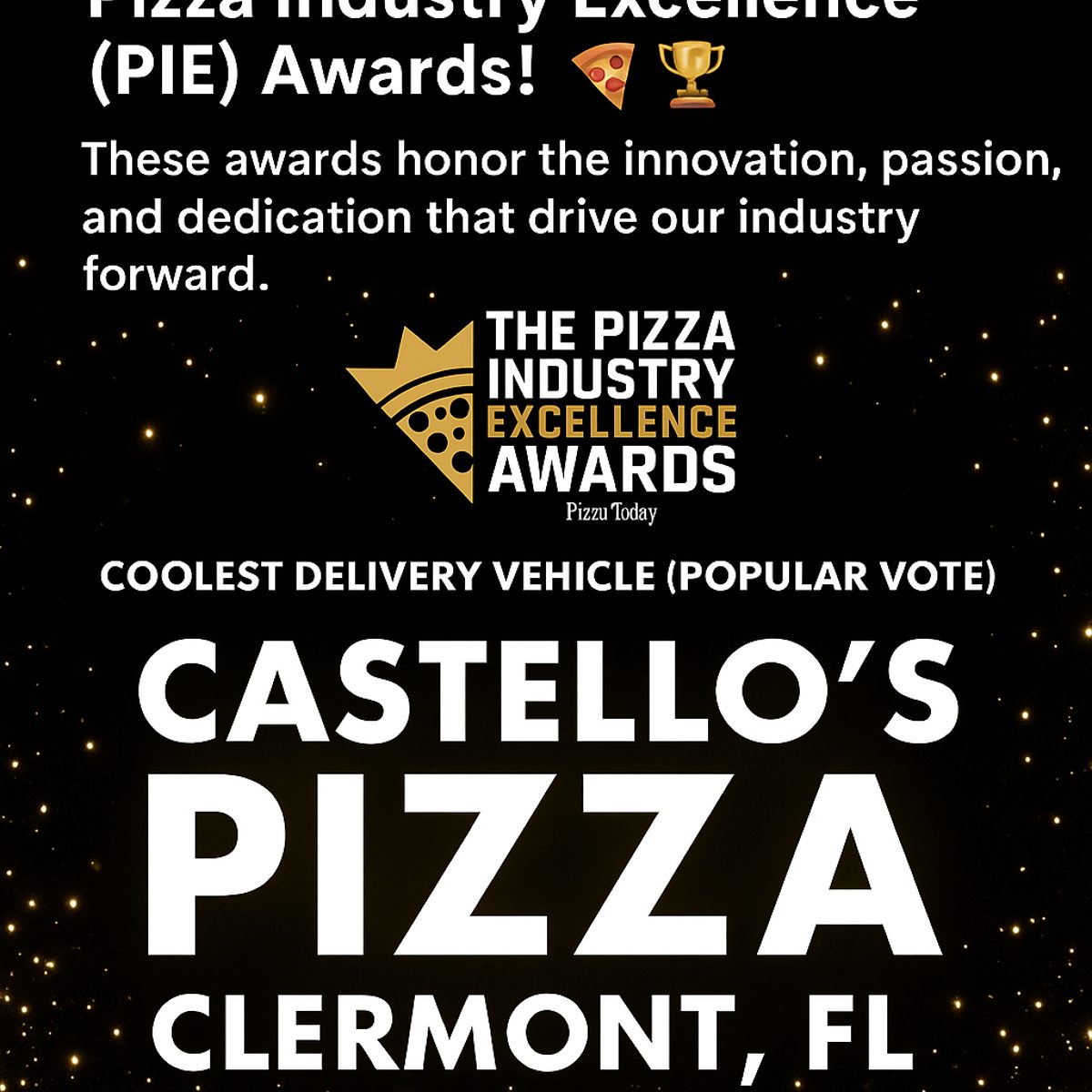 Castello’s Pizza Wins 2025 PIE Award