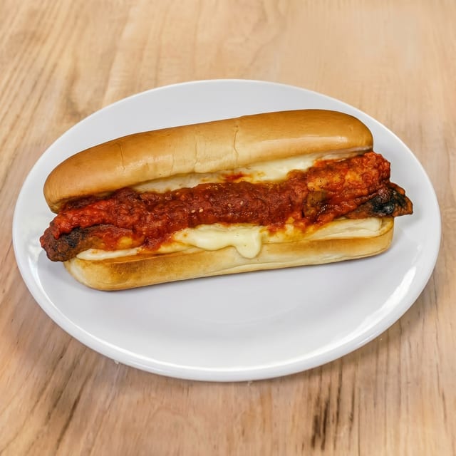 Eggplant Parmigiana Sub.